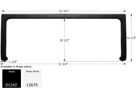 Icon Technologies Limited RV STEP TRIM, GENESIS/LEGACY, BLACK