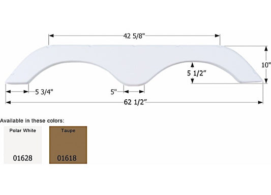Icon Technologies Limited RV FENDER SKIRT, TANDEM, R-VISION, FS765, TAUPE
