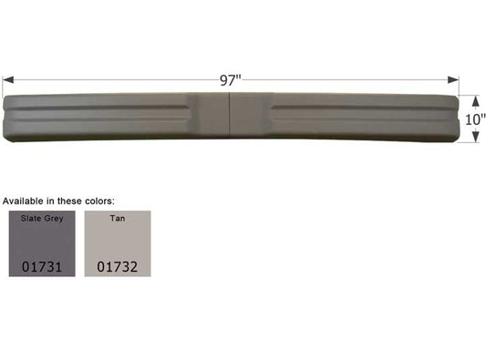 Icon Technologies Limited RV BUMPER, GLENDALE TITANIUM - SLATE GREY