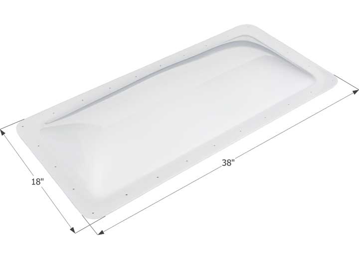 Icon Technologies Limited RV Icon RV Skylight, 34" x 14" - Translucent White