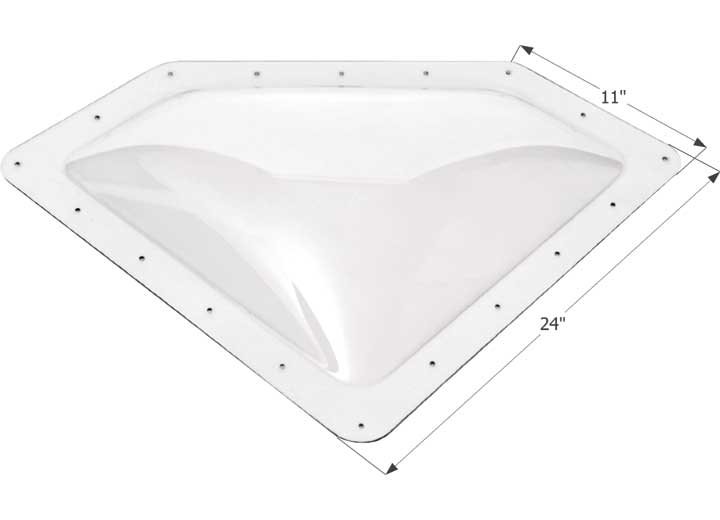 Icon Technologies Limited RV Icon Neo Angle RV Skylight, 20" x 8" - Clear