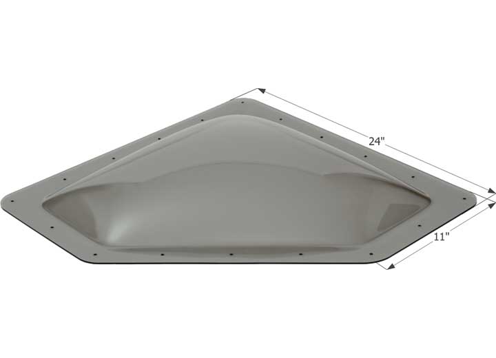 Icon Technologies Limited RV Icon Neo Angle RV Skylight, 20" x 8" - Smoke