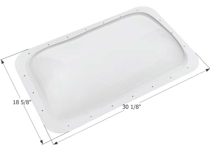 Icon Technologies Limited RV Icon RV Skylight for Winnebago RVs, 27" x 15.75" - Translucent White