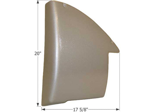 Icon Technologies Limited RV CORNER CAP, FOREST RIVER LH-SILVER METALLIC