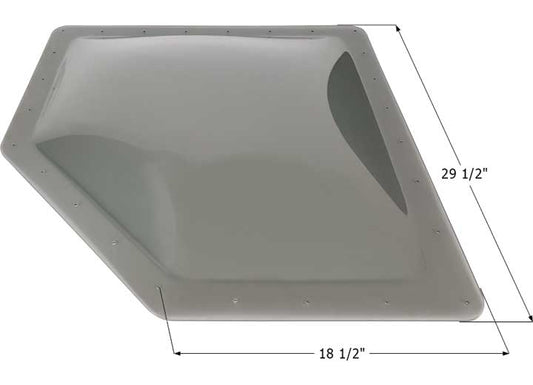 Icon Technologies Limited RV Icon Neo Angle RV Skylight, 25.5" x 14.55" - Smoke