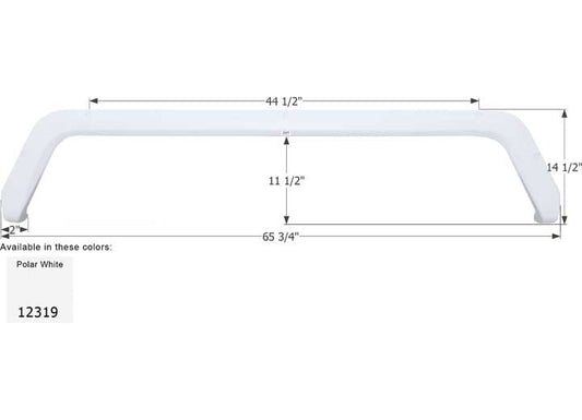 Icon Technologies Limited RV FENDER SKIRT, TANDEM, SUNLINE, FS2319, POLAR WHITE