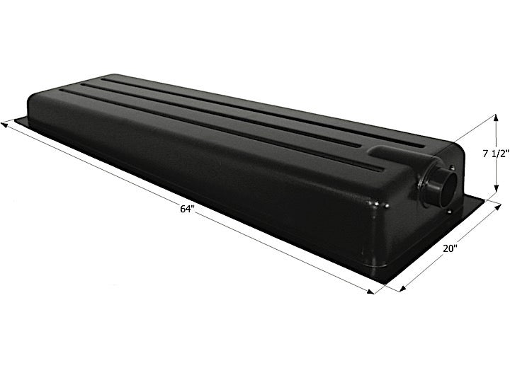 Icon Technologies Limited RV Icon RV Waste Holding Tank with Center End Drain & 3" Spigot Fitting - 20 Gallon Capacity