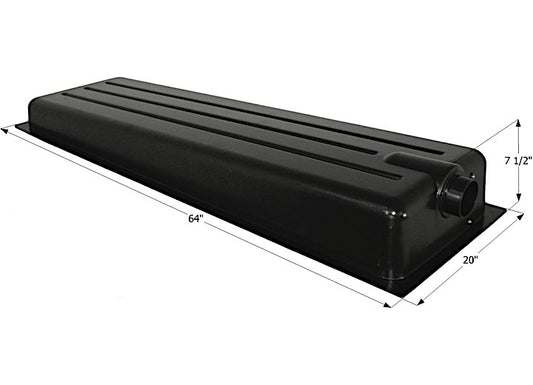 Icon Technologies Limited RV Icon RV Waste Holding Tank with Center End Drain & 3" Spigot Fitting - 20 Gallon Capacity