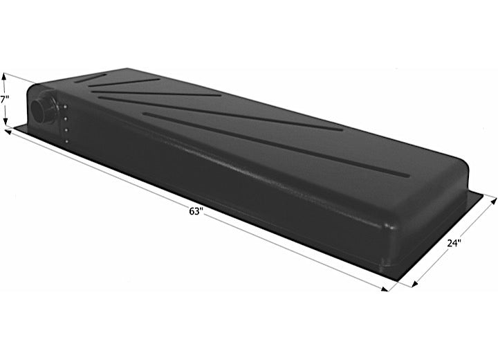 Icon Technologies Limited RV Icon RV Waste Holding Tank with Right Side Drain & 3" Spigot Fitting - 28 Gallon Capacity
