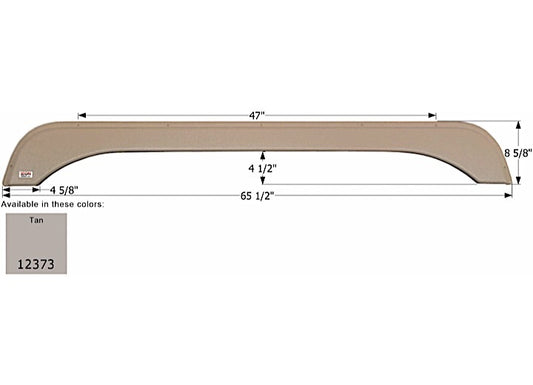 Icon Technologies Limited RV FENDER SKIRT, TANDEM, SUNNYBROOK, FS2373, TAN