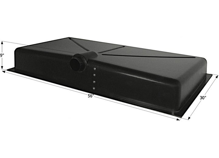 Icon Technologies Limited RV Icon RV Waste Holding Tank with Center Side Drain & 3" Spigot Fitting - 43 Gallon Capacity