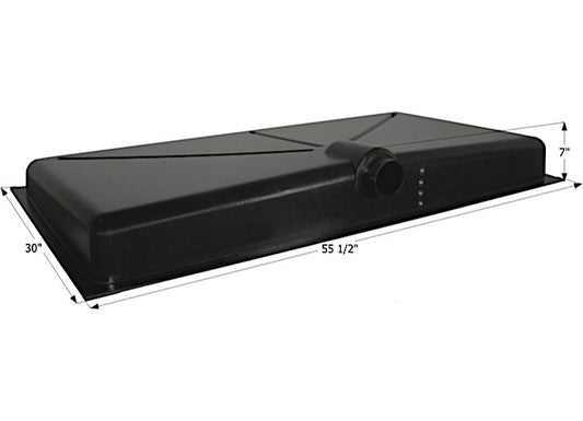 Icon Technologies Limited RV Icon RV Waste Holding Tank with Center Side Drain & 3" Spigot Fitting - 33 Gallon Capacity