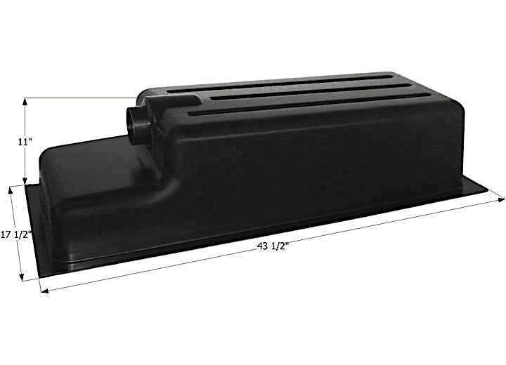 Icon Technologies Limited RV Icon RV Waste Holding Tank with Recessed Drain & 3" Spigot Fitting - 20 Gallon Capacity