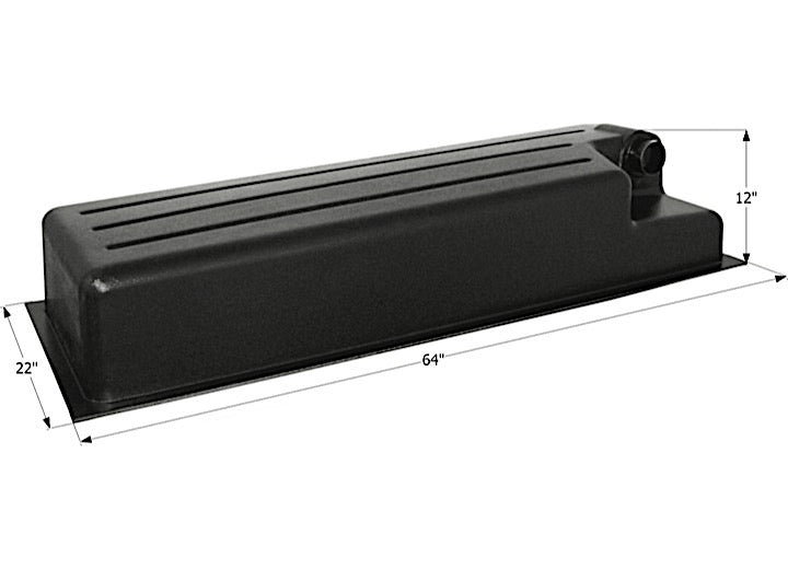 Icon Technologies Limited RV Icon RV Waste Holding Tank with Recessed Drain & 3" Spigot Fitting - 44 Gallon Capacity