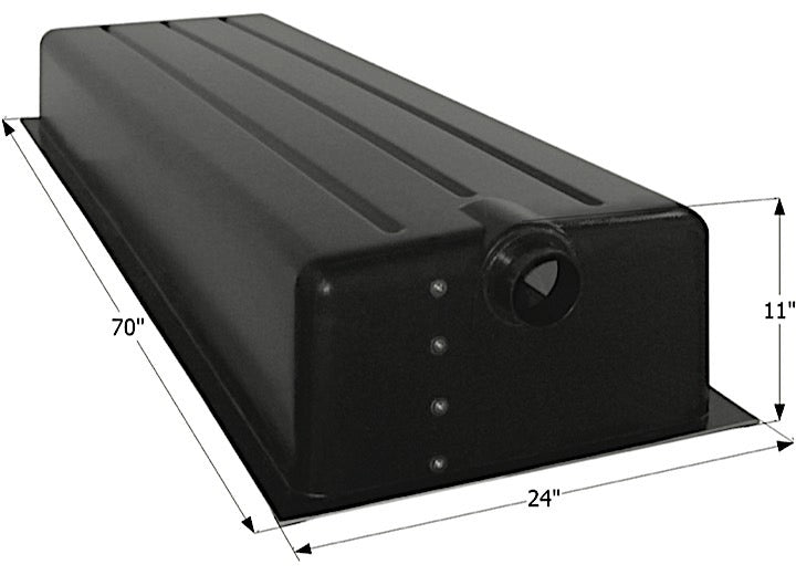 Icon Technologies Limited RV Icon RV Waste Holding Tank with Center End Drain & 3" Spigot Fitting - 54 Gallon Capacity