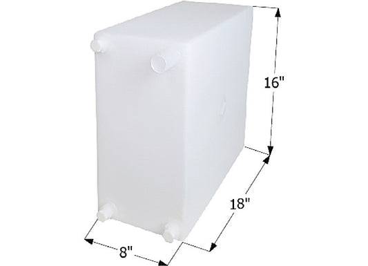 Icon Technologies Limited RV FRESH WATER TANK, WT2465, 18X16X8, 10 GAL, TANK ONLY