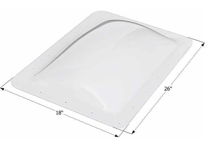 Icon Technologies Limited RV Icon RV Skylight, 22" x 14" - Dark Smoke