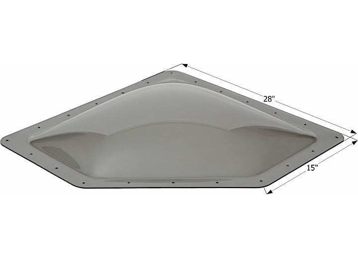 Icon Technologies Limited RV Icon Neo Angle RV Skylight, 24" x 12" - Dark Smoke