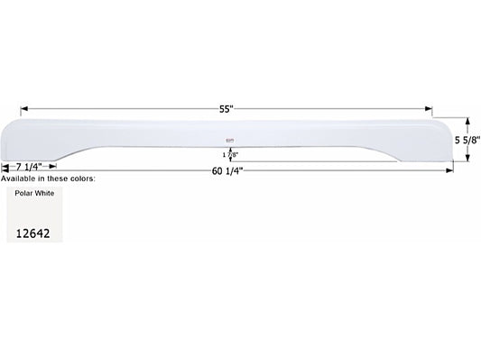 Icon Technologies Limited RV FENDER SKIRT, TANDEM, SUNNYBROOK, FS2642, POLAR WHITE