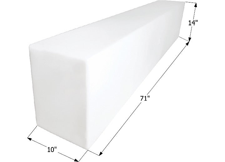 Icon Technologies Limited RV FRESH WATER TANK, WT2451, 71X14X10, 41 GAL W/1/2IN FITTINGS