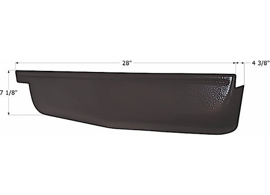 Icon Technologies Limited RV CORNER CAP, FRONT, LH, FOREST RIVER, ROCKWOOD, BROWN