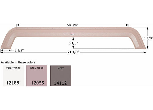 Icon Technologies Limited RV FENDER SKIRT, TANDEM, FOREST RIVER, FS2055, GREY