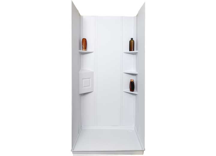 Icon Technologies Limited RV CUSTOMIZABLE RECTANGULAR SHOWER MODULAR SURROUND KIT