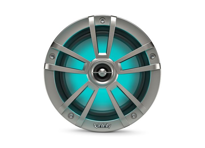 Infinity Speakers INFINITY MARINE 6 1/2IN COAXIAL MARINE SPEAKER; TITANIUM; 75W RMS, 225W PEAK
