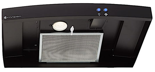 Invision RANGE HOOD VENTLESS BLACK FRONT