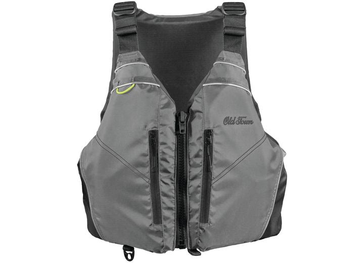 Old Town Kayak/Ocean Kayak Old Town Riverstream Life Jacket - Silver, Unisex Adult Universal