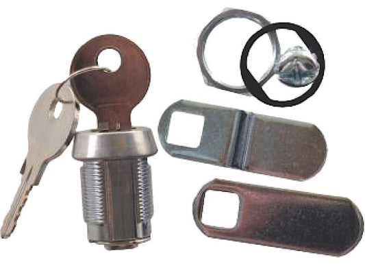 JR Products 7/8IN KEYED COMPARTMENT LOCK, DELUXE