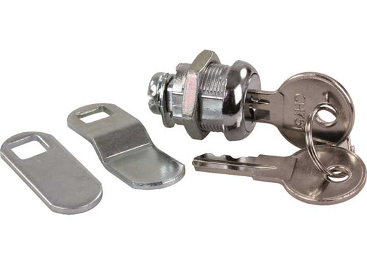 JR Products 5/8IN COMPARTMENT DOOR KEY LOCK, STANDARD
