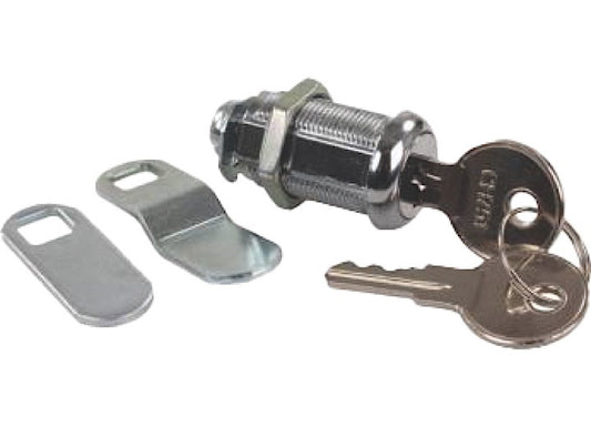 JR Products 1-1/8IN COMPARTMENT DOOR KEY LOCK, STANDARD
