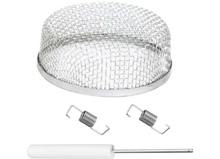 JR Products FLYING INSECT SCREEN: SCREEN MEASURES 3-5/8IN DIAMETER X 1-5/16IN TALL
