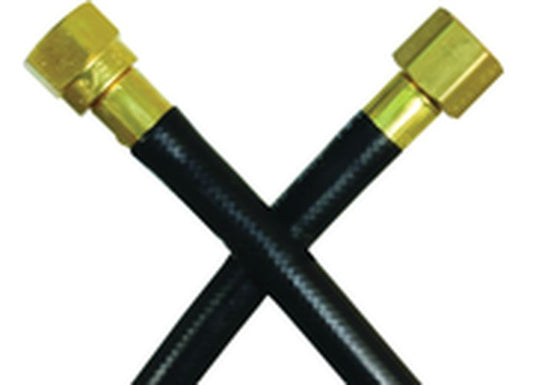 JR Products 1/4" OEM LP Supply Hose - 36", 3/8" Female Pipe End & 3/8" Female Swivel SAE Flare End