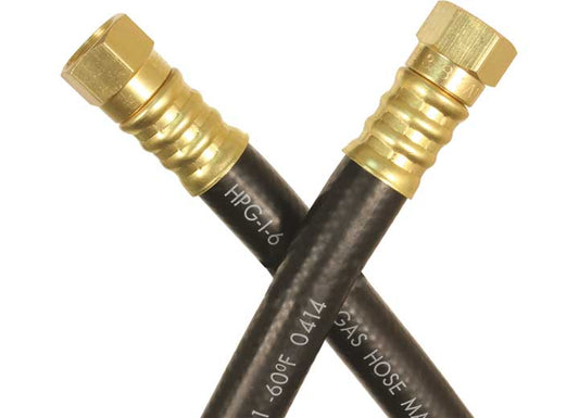JR Products 3/8" OEM LP Supply Hose - 36", 3/8" Female Swivel SAE Ends