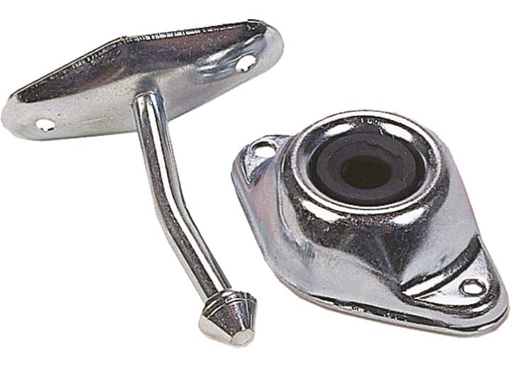 JR Products 3IN ANGLED PLUNGER DOOR HOLDER