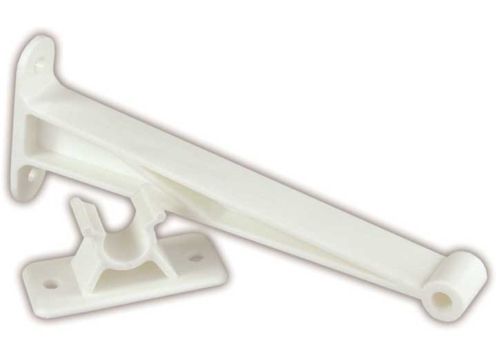 JR Products 5-1/2IN C-CLIP DOOR HOLDER, POLAR WHITE