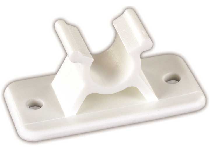 JR Products C-CLIPS, PLASTIC, POLAR WHITE
