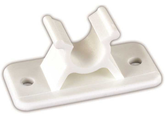 JR Products C-CLIPS, PLASTIC, POLAR WHITE