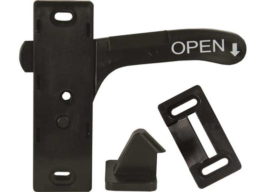 JR Products SCREEN DOOR LATCH, RIGHT HAND