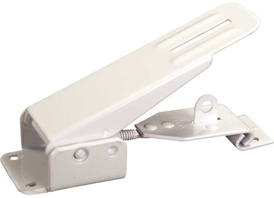 JR Products FOLD DOWN CAMPER LATCH & CATCH, WHITE