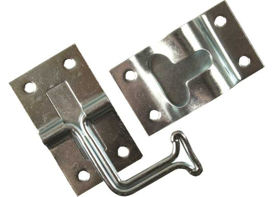 JR Products 90 DEGREE T-STYLE DOOR HOLDER, ZINC