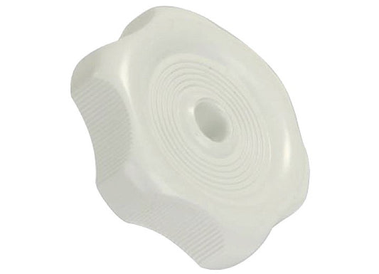 JR Products WINDOW KNOB W/1/2IN SHAFT, WHITE