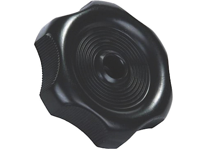 JR Products WINDOW KNOB W/1/2IN SHAFT, BLACK