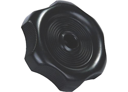 JR Products WINDOW KNOB W/1/2IN SHAFT, BLACK