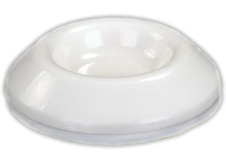 JR Products DOOR BUMPER, WHITE