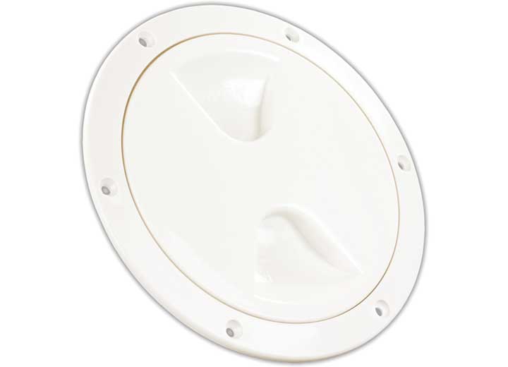JR Products 4IN ACCESS/DECK PLATE, WHITE