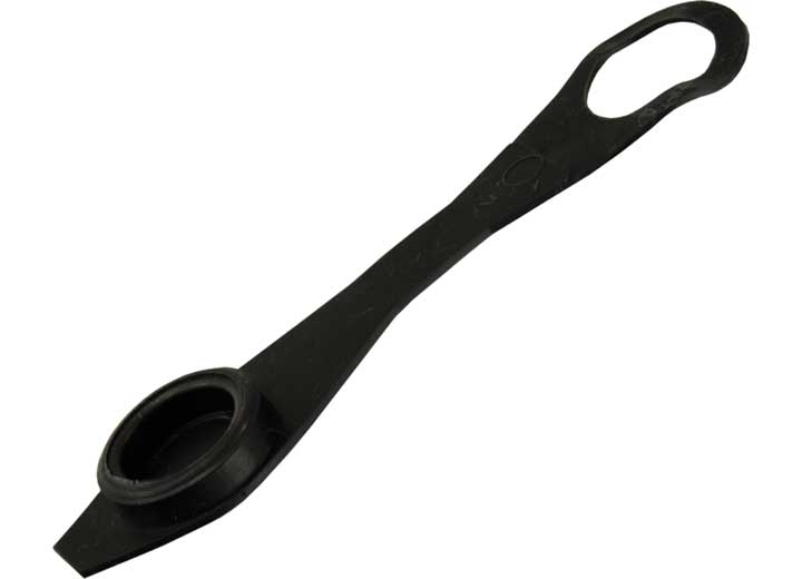 JR Products RUBBER DUST PLUG FOR CITY WATER CHECK VALVE, BLACK
