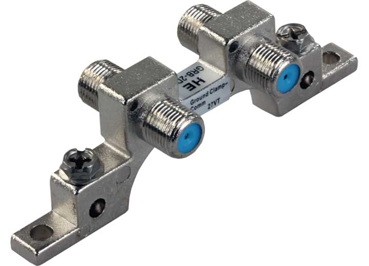 JR Products GROUND BLOCK, DUAL PORT, HD/SAT/CATV